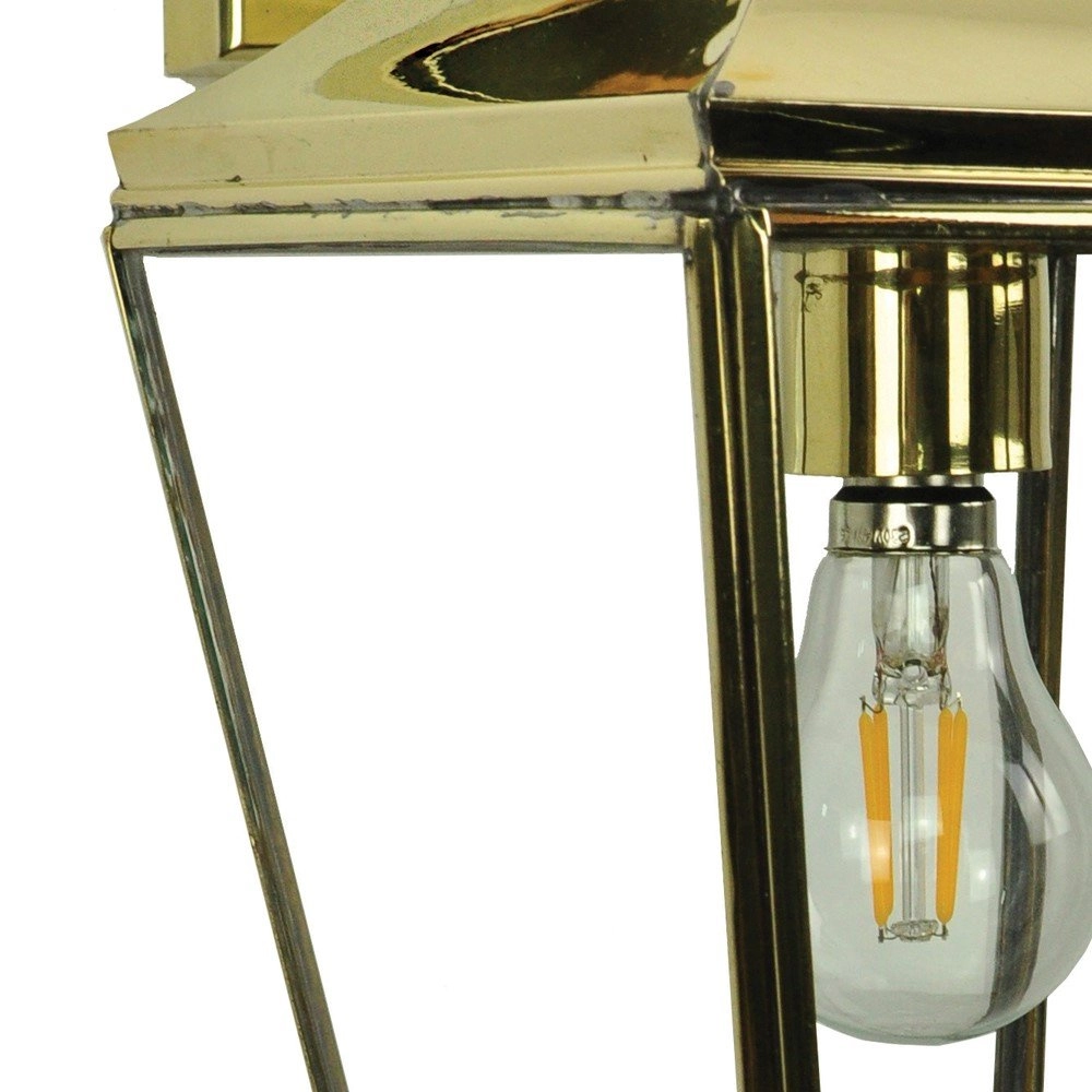 Landelijke muurlamp Knightbridge 35cm - koper gevlamd (AB) Limehouse
