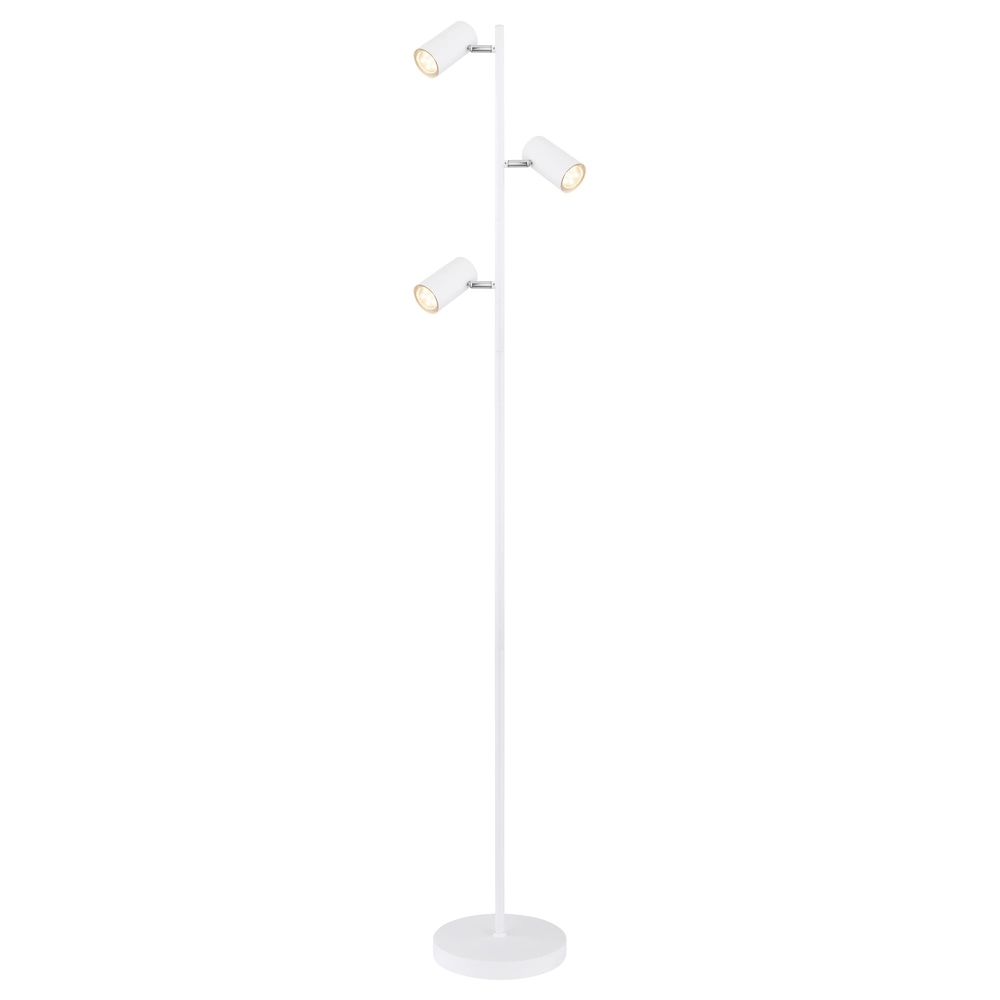 Vloerlamp 3-lichts Robby wit