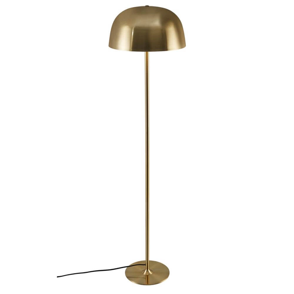 Strakke vloerlamp Cera messing Ø 36cm Nordlux 5704924001338
