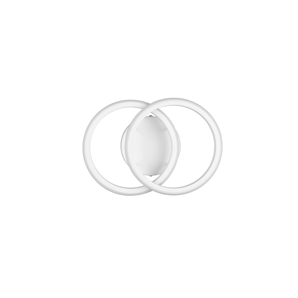 Witte plafondlamp Kasia rond design Trio 4017807653830