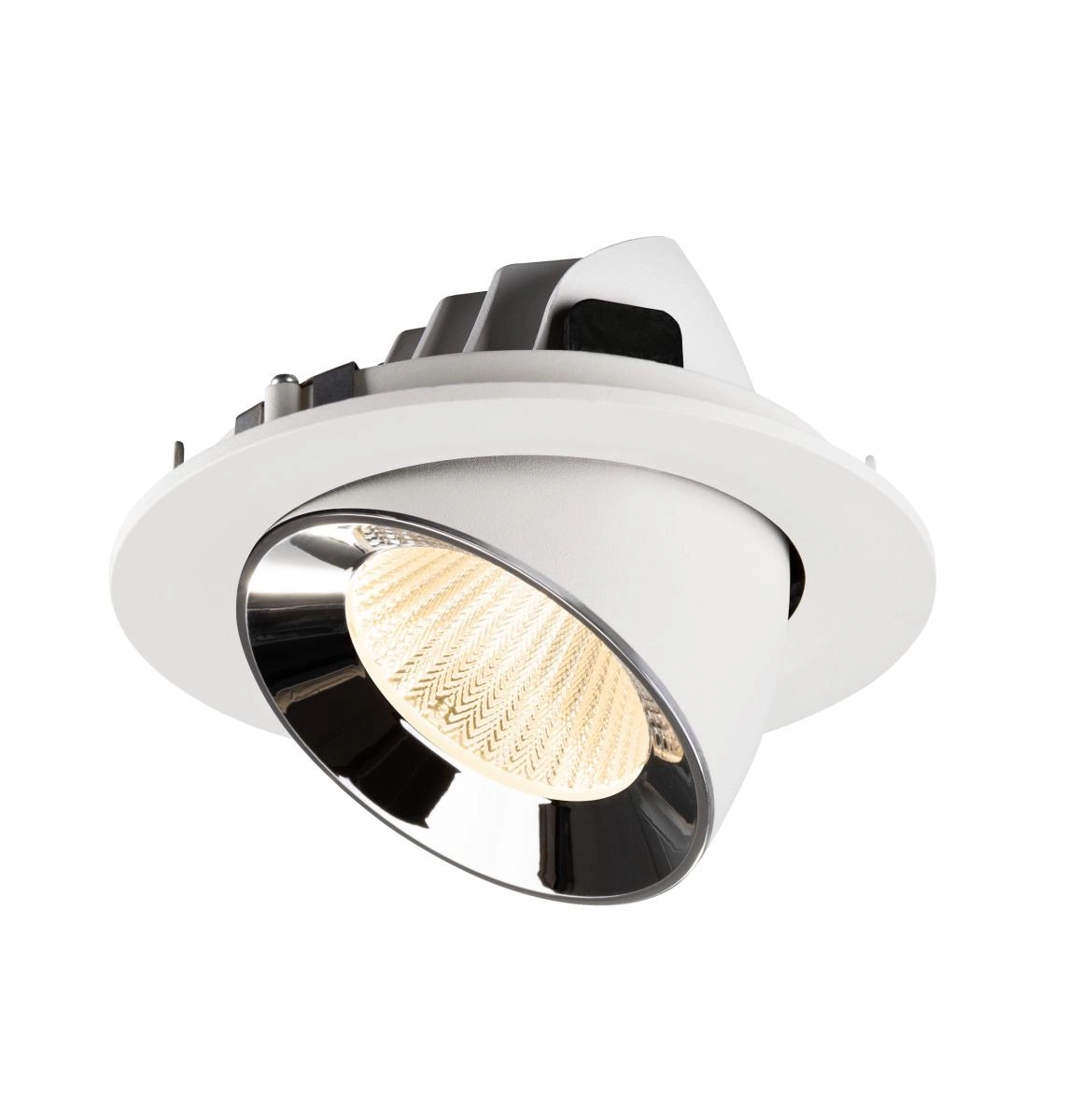 Inbouwspot Numinos Gimble L wit/chroom 2700K - 40gr SLV 4024163310376