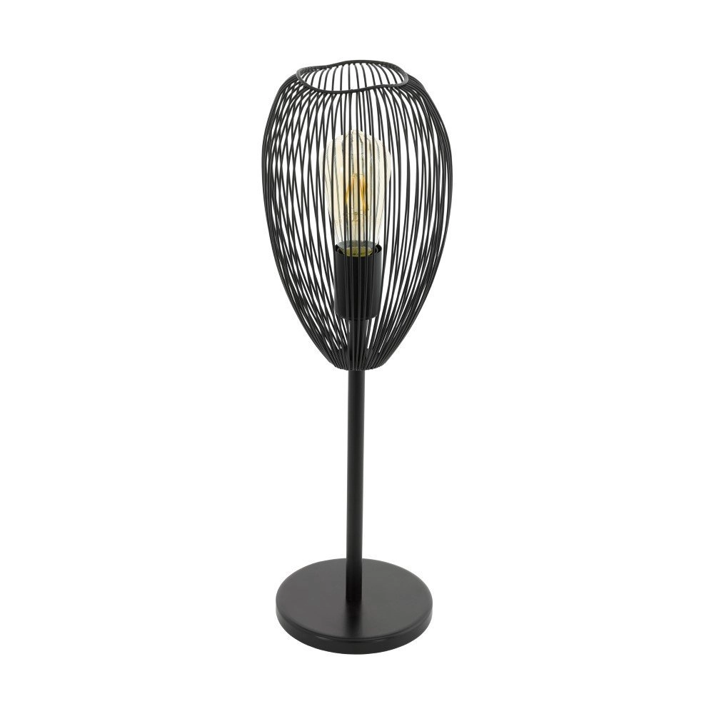Zwarte tafellamp Clevedon