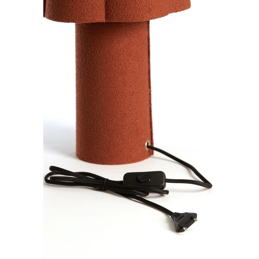 Schemerlamp Musaby organische vorm - terracotta Light & Living 8717807784263