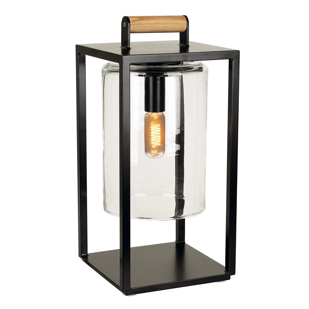 Led tuintafel lamp Dome Teak