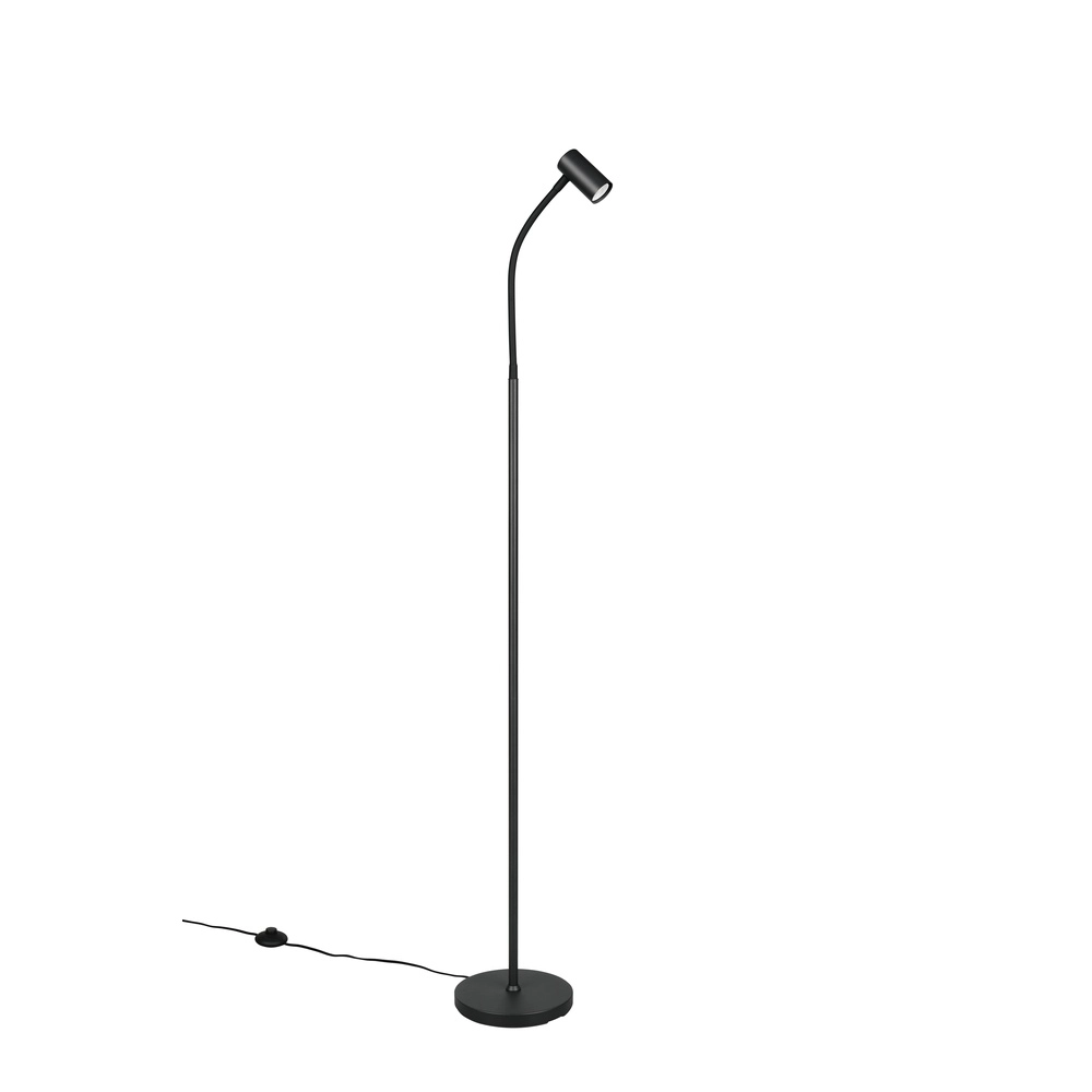 Design vloerlamp Taryn zwart Trio 4017807685756