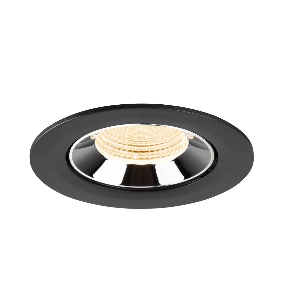 Inbouwspot Numinos Gimble L zwart/chroom 2700K - 55gr SLV 4024163310437