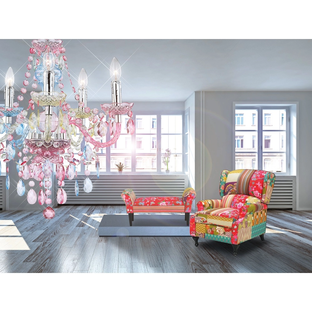 Kroonluchter Nevada gekleurd Globo 9007371290154