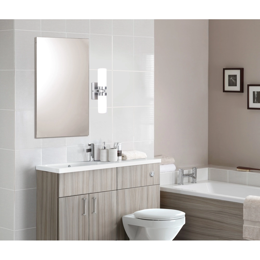 Wandlamp Space dubbel nikkel Globo 9007371157235