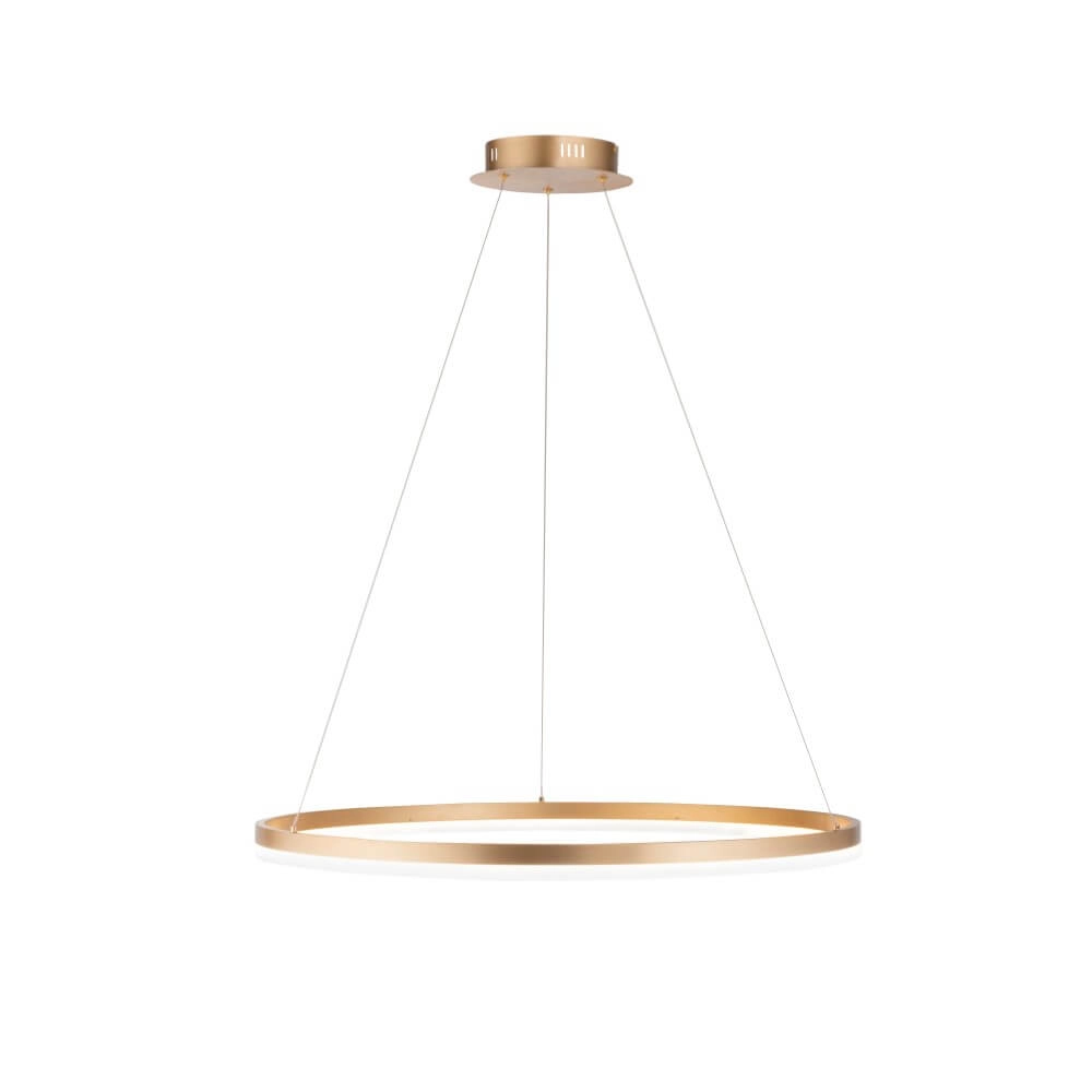 Moderne hanglamp Titus Ø 80cm antiek messing