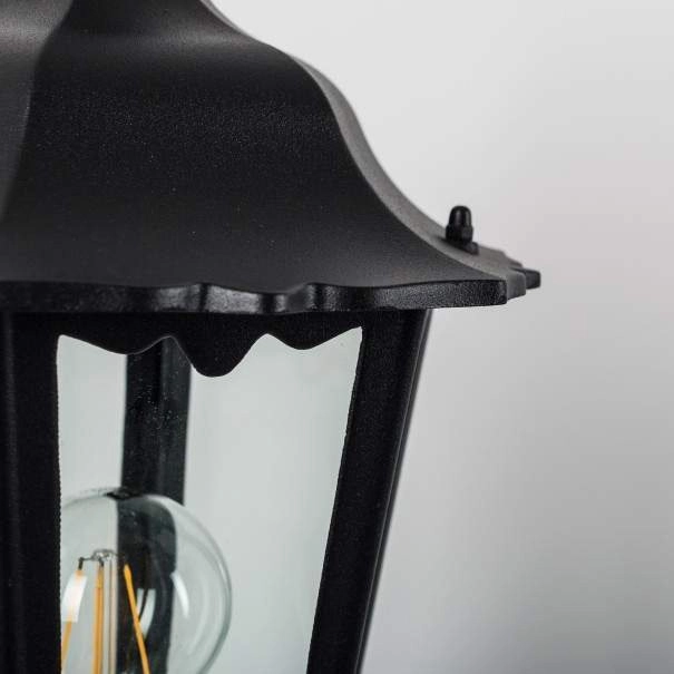 Klassieke tuinlamp Ancona zwart KS verlichting 8714732509640