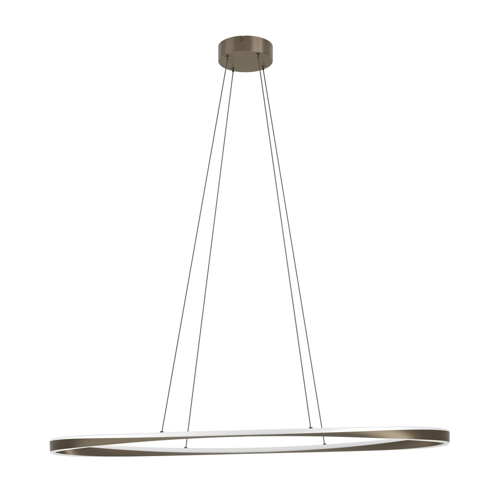 Design hanglamp Camerota donker brons ovaal Eglo 9008606391271