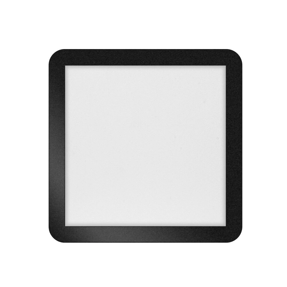 Led plafonnière Anne Square 18w - 2700K - 30cm zwart