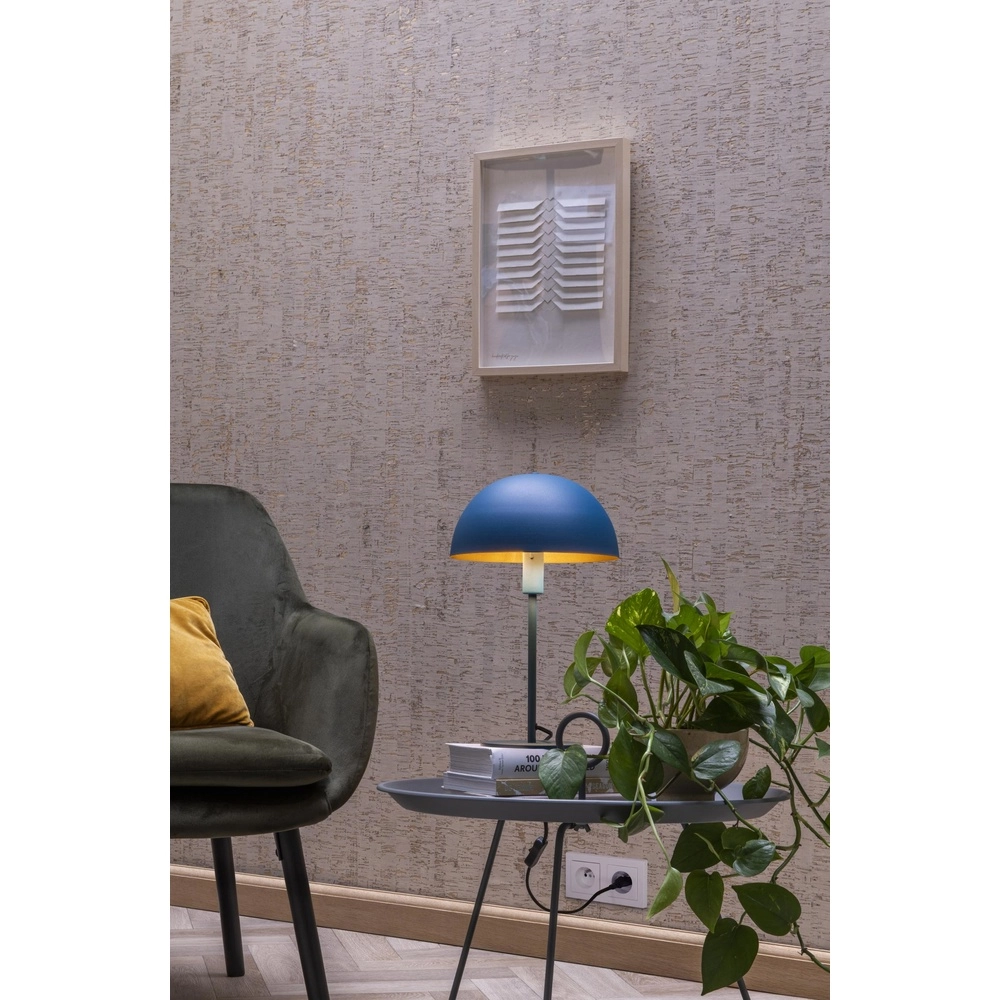 Design tafellamp Siemon blauw Lucide 5411212451545