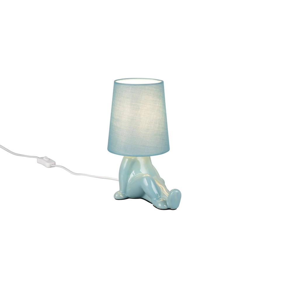 Tafellampje Huma blauw Trio 4017807682557