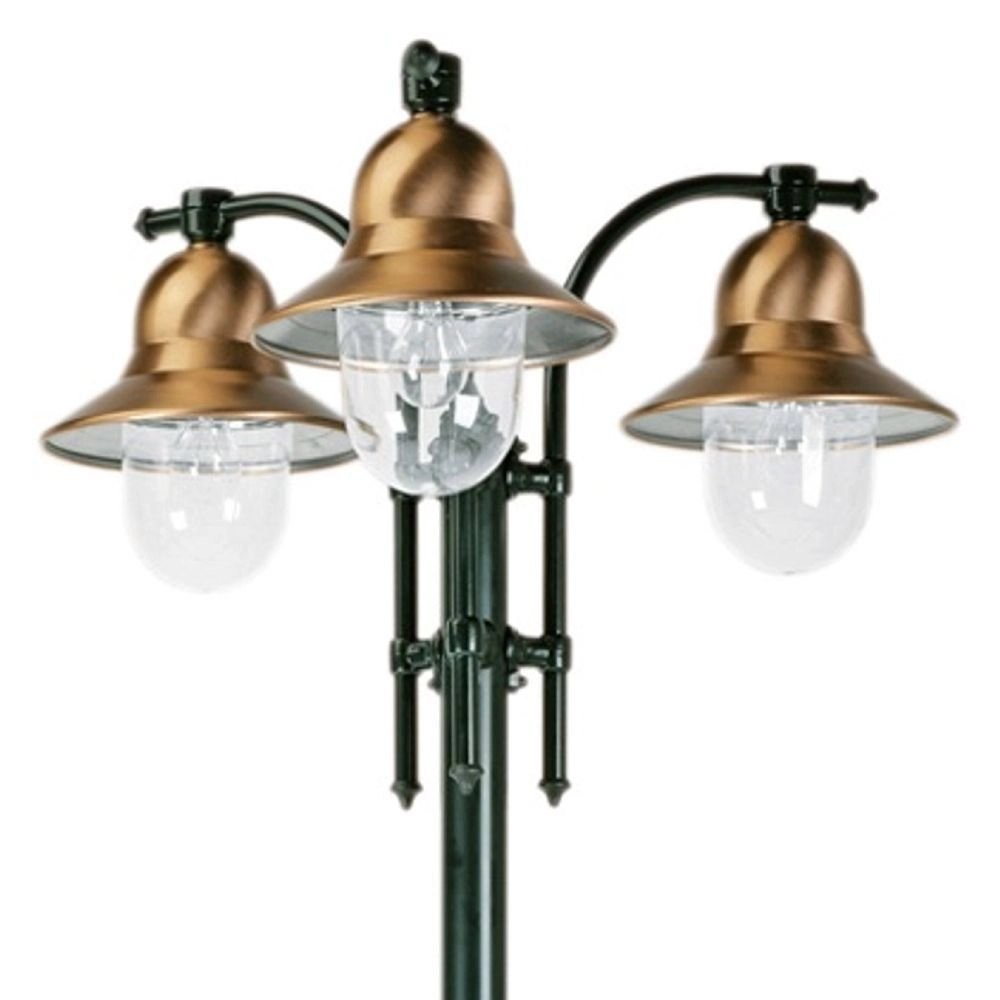 Klassieke tuinlamp Toscane zwart KS verlichting 8714732510646
