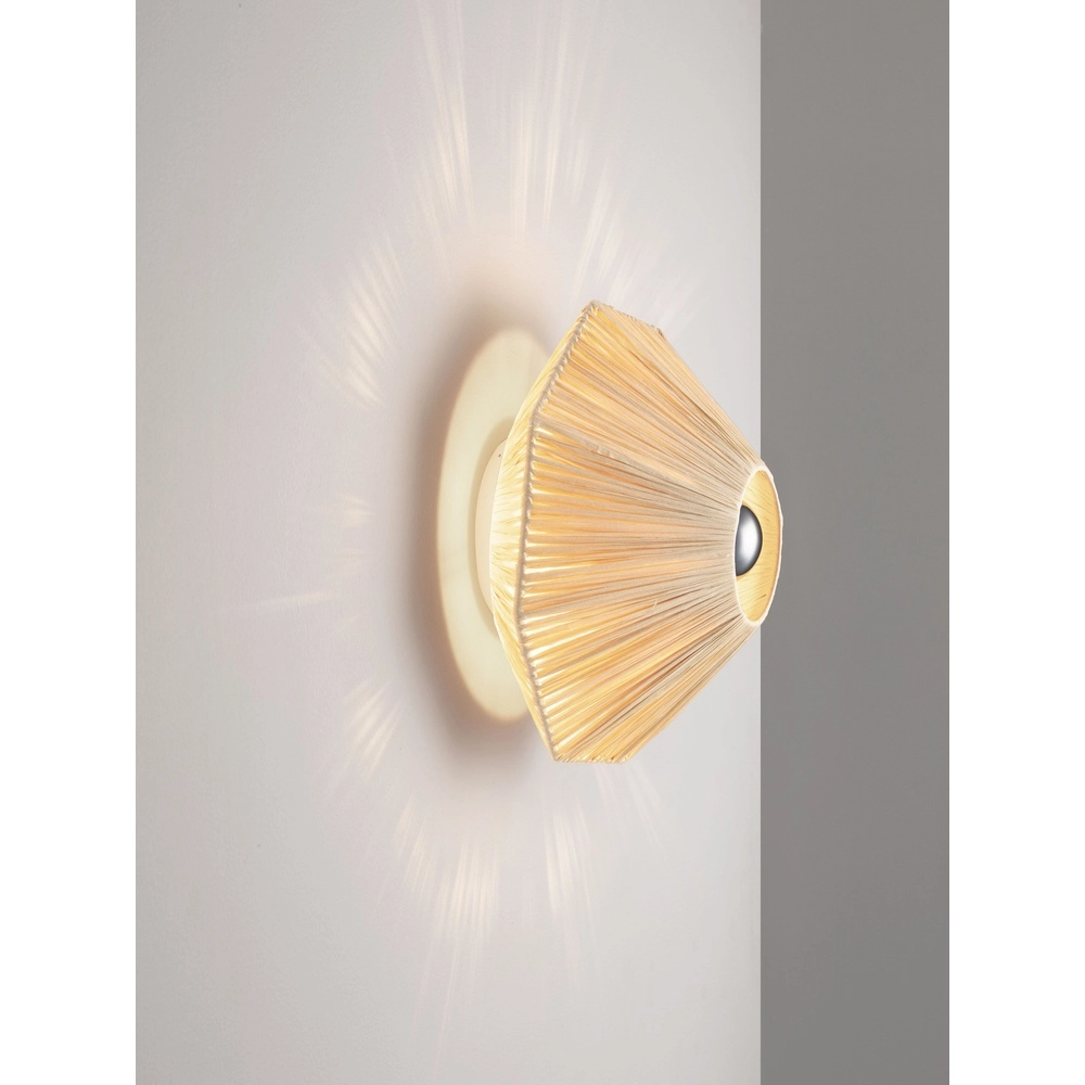 Japandi wandlamp Elvio Ø 30cm Lyora 5212017493880