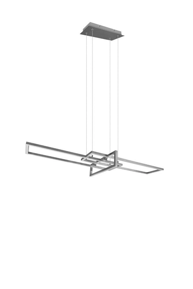 Led hanglamp Salinas 110cm metaalgrijs Trio 4017807487909