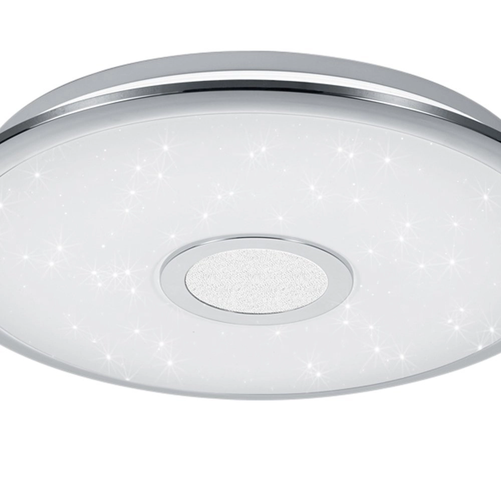 LED plafondlamp Osaka 42cm grijs met stereffect Trio 4017807337723