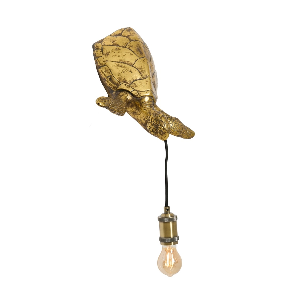 Wandlamp Turtle brons Light & Living 8717807778125