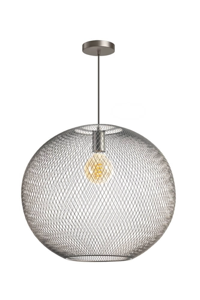 Bruine hanglamp Billie design Ø 50cm