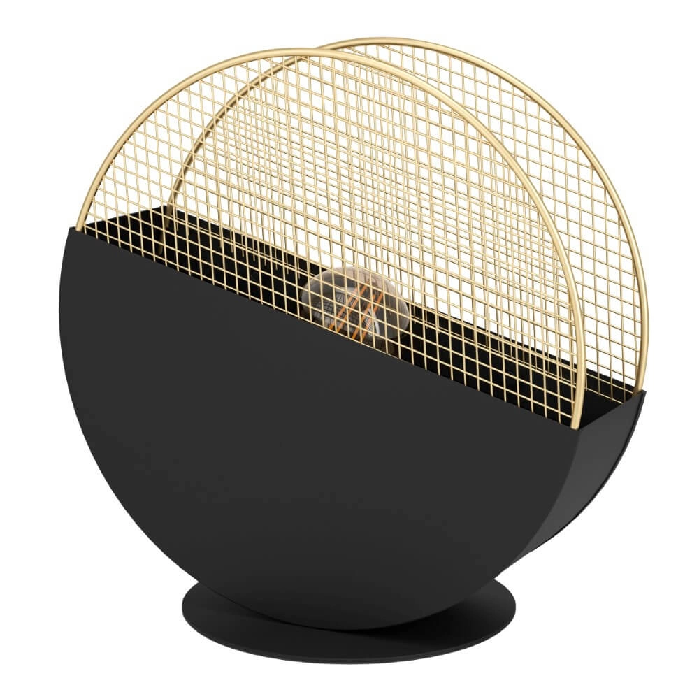 Design tafellamp Mumbles zwart met goud
