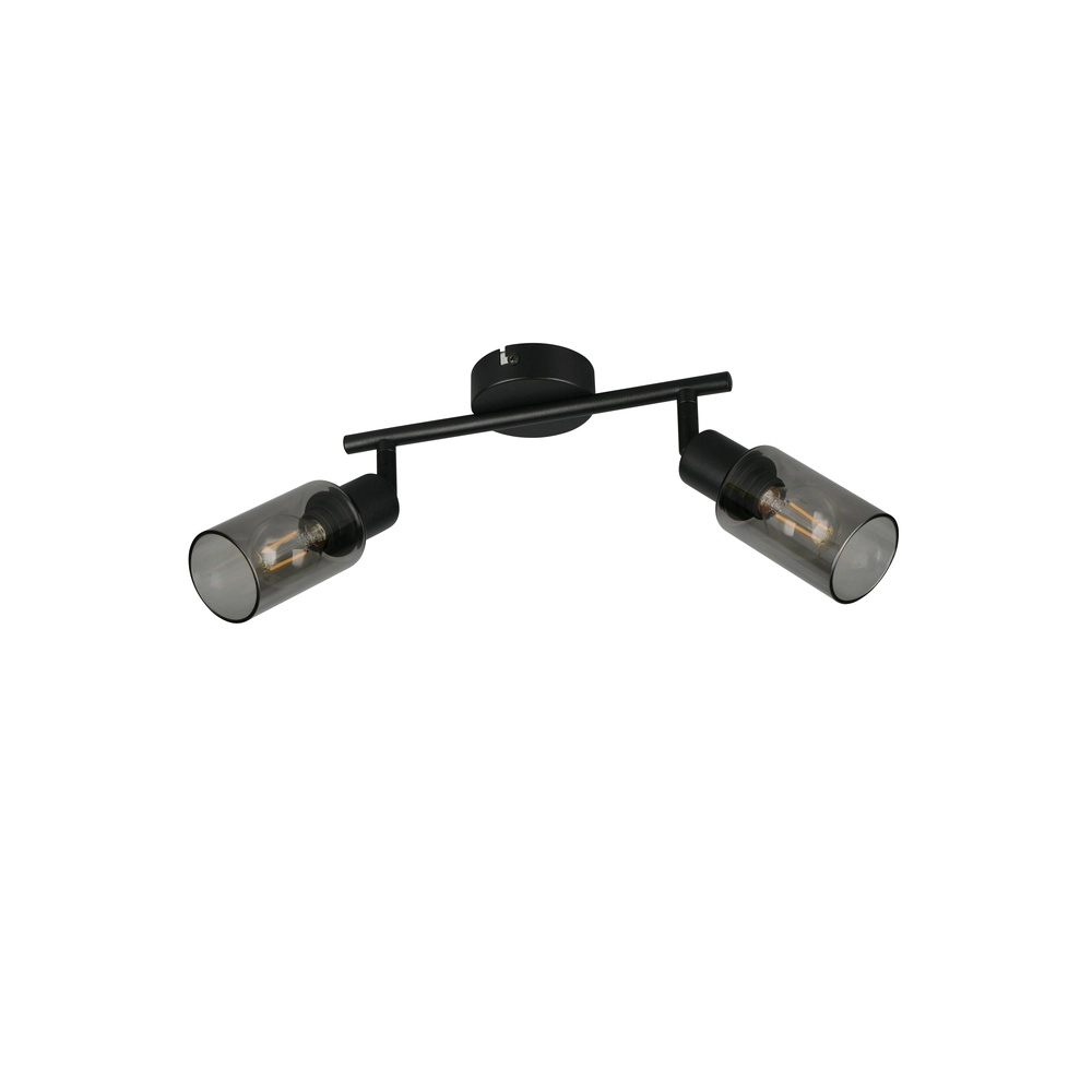 Design plafondlamp Mars 2-lichts zwart Trio 4017807670479