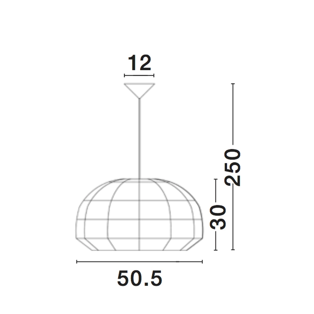 Witte hanglamp Melody Ø 50,5cm Lyora 5212017416605