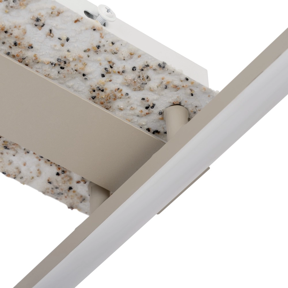 Moderne plafondlamp Crispieri grijs vierkant Eglo 9008606403899