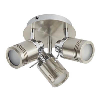 RVS opbouwspot Samson 3-lichts Searchlight 5053423096766