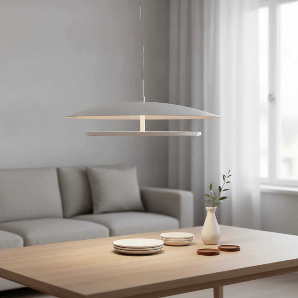 Design hanglamp Olos wit Ø 50cm