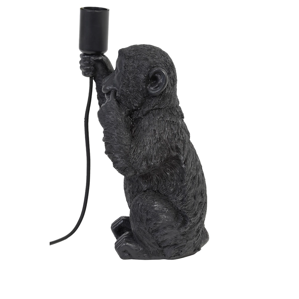 Tafellamp aapje Monkey zwart Light & Living 8717807303495