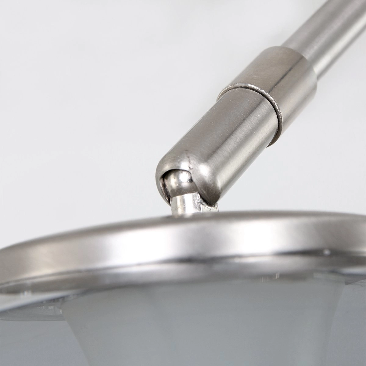 Arc lamp Gramineus staal met smoke glas Steinhauer 8712746116496