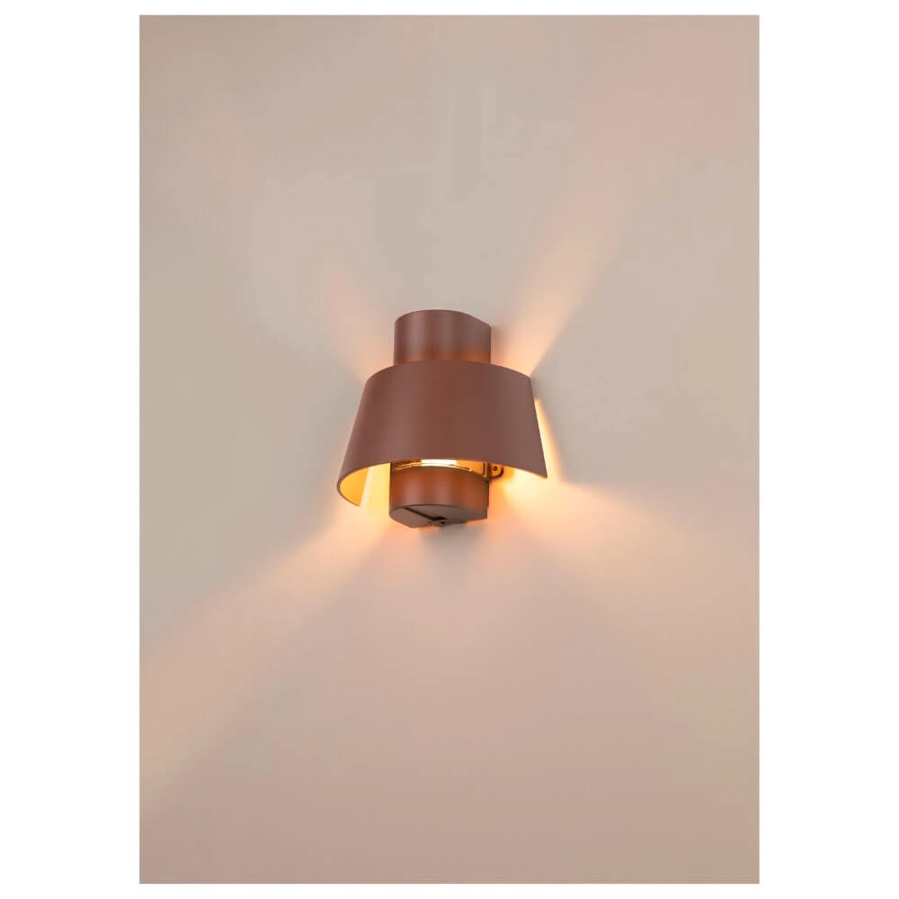Roestbruine muurlamp Photoni 1x E27 SLV 4024163281003