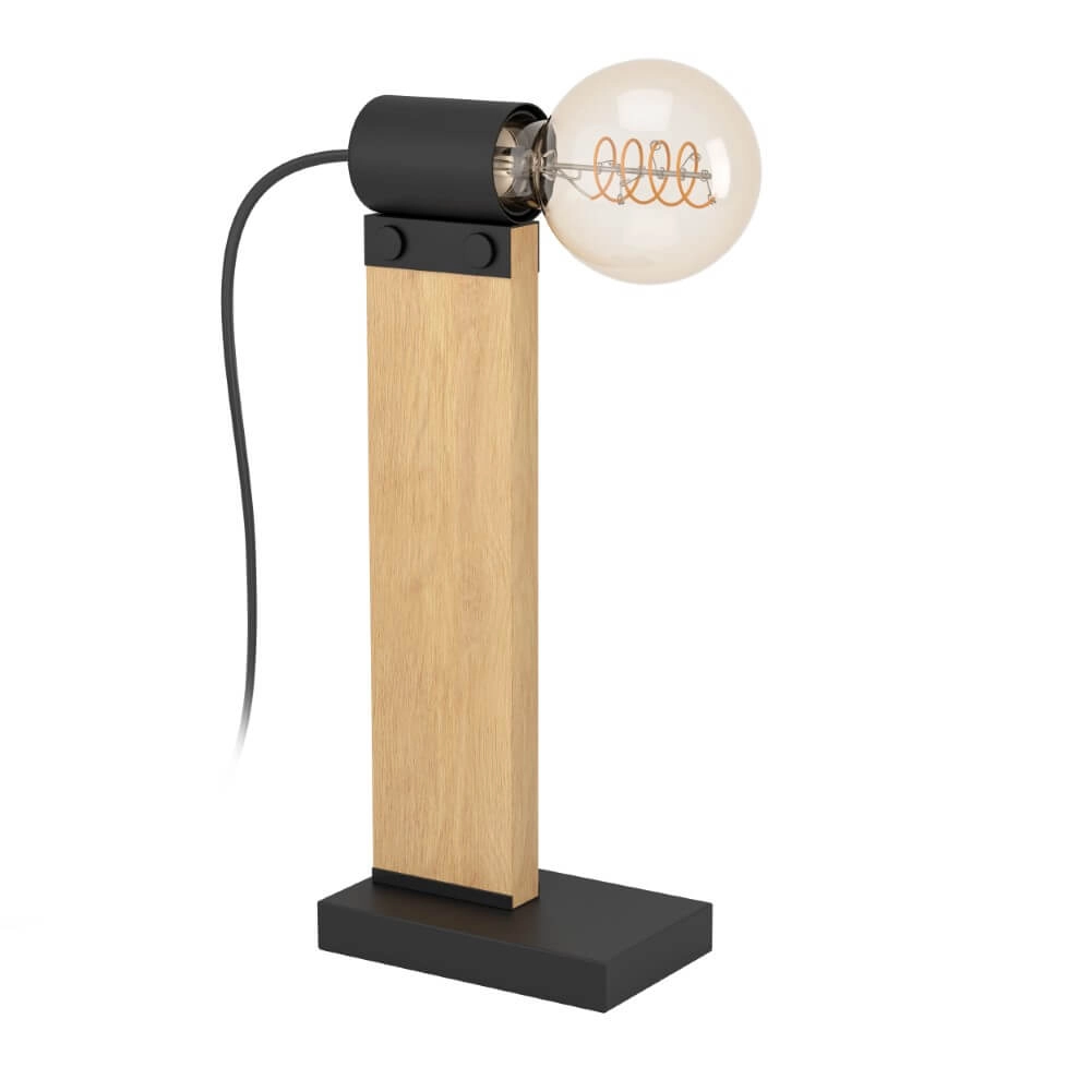 Houten tafellamp Bailrigg