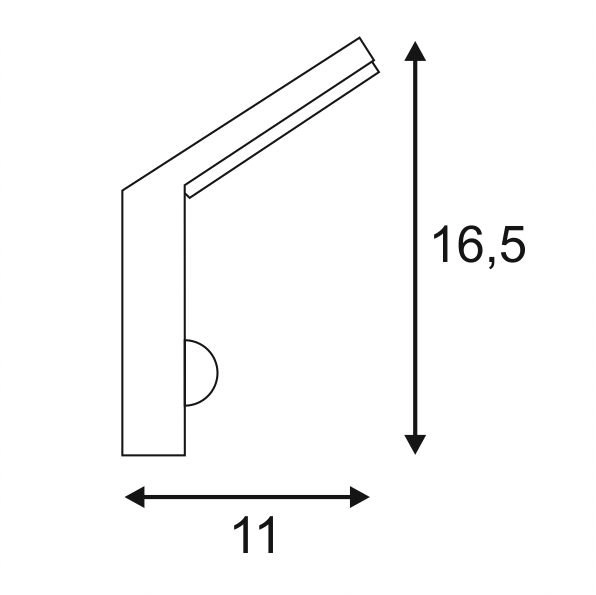 Led schriklamp Ordi SLV 4024163151344