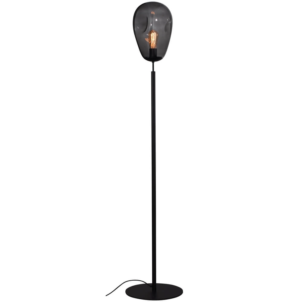 Vloerlamp Lava Ø 22,5cm smoke glas
