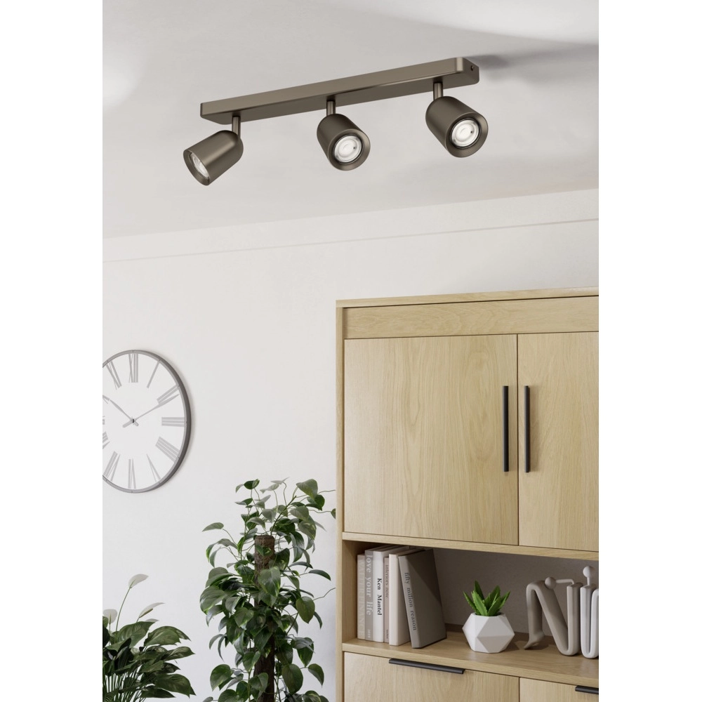 Opbouwspot Camaldoli 3-lichts brons Eglo 9008606360420