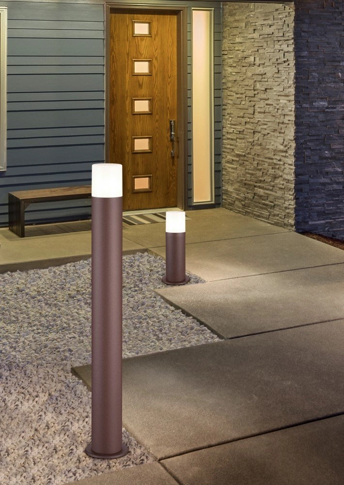 Tuin lamp Hoosic 30cm bruin Trio 4017807410563