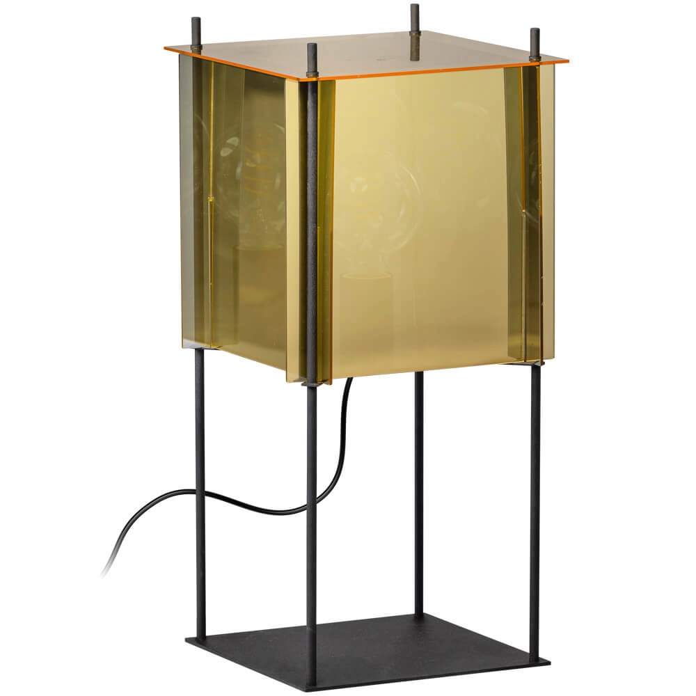 Vierkante tafellamp Cube 53cm