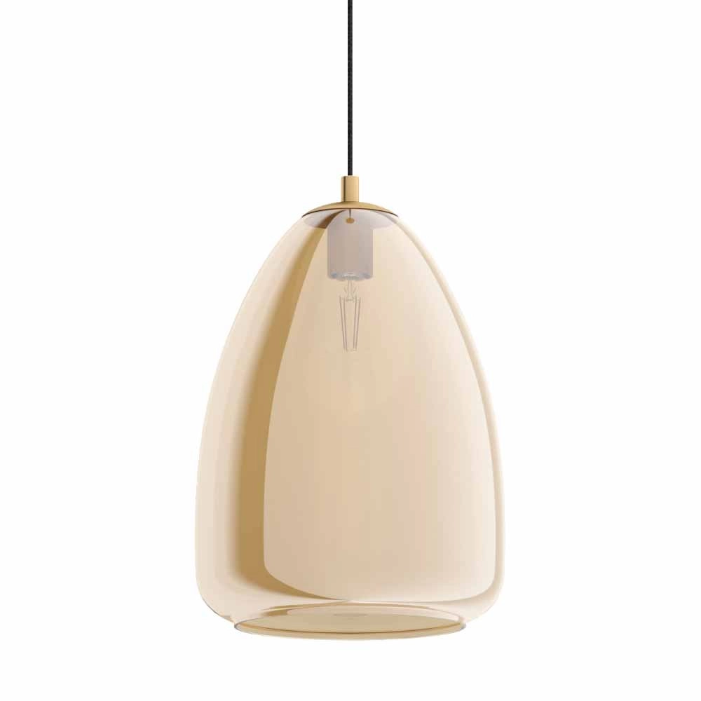 Amber hanglamp Alobrase Ø 30cm
