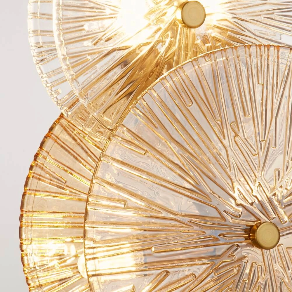 Gouden tafellamp Wagon Wheel 66cm hoog Searchlight 5053423248264
