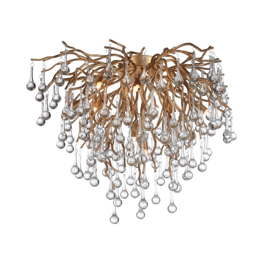 Kroonluchter Icicle messing 50cm Paul Neuhaus 4012248352083