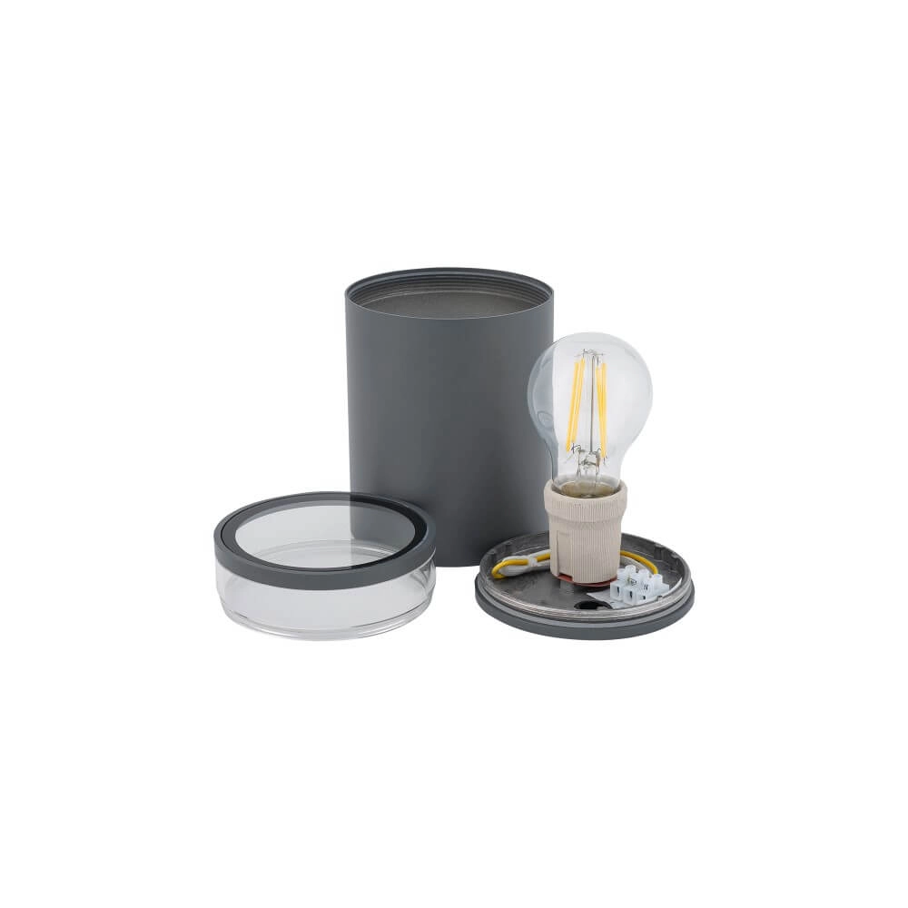 Opbouwspot Rock Pro antraciet Lyora 5903139106870
