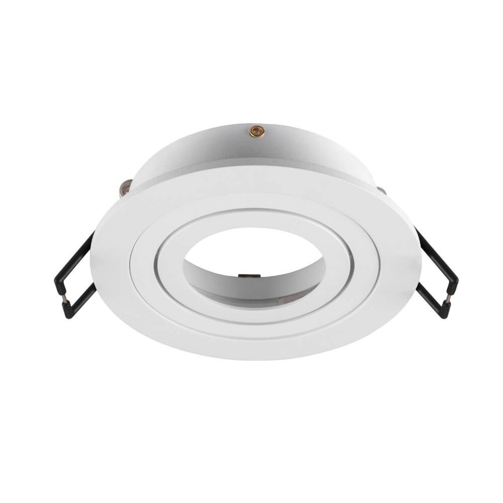 Inbouwring New Tria 75 rond wit - zonder fitting