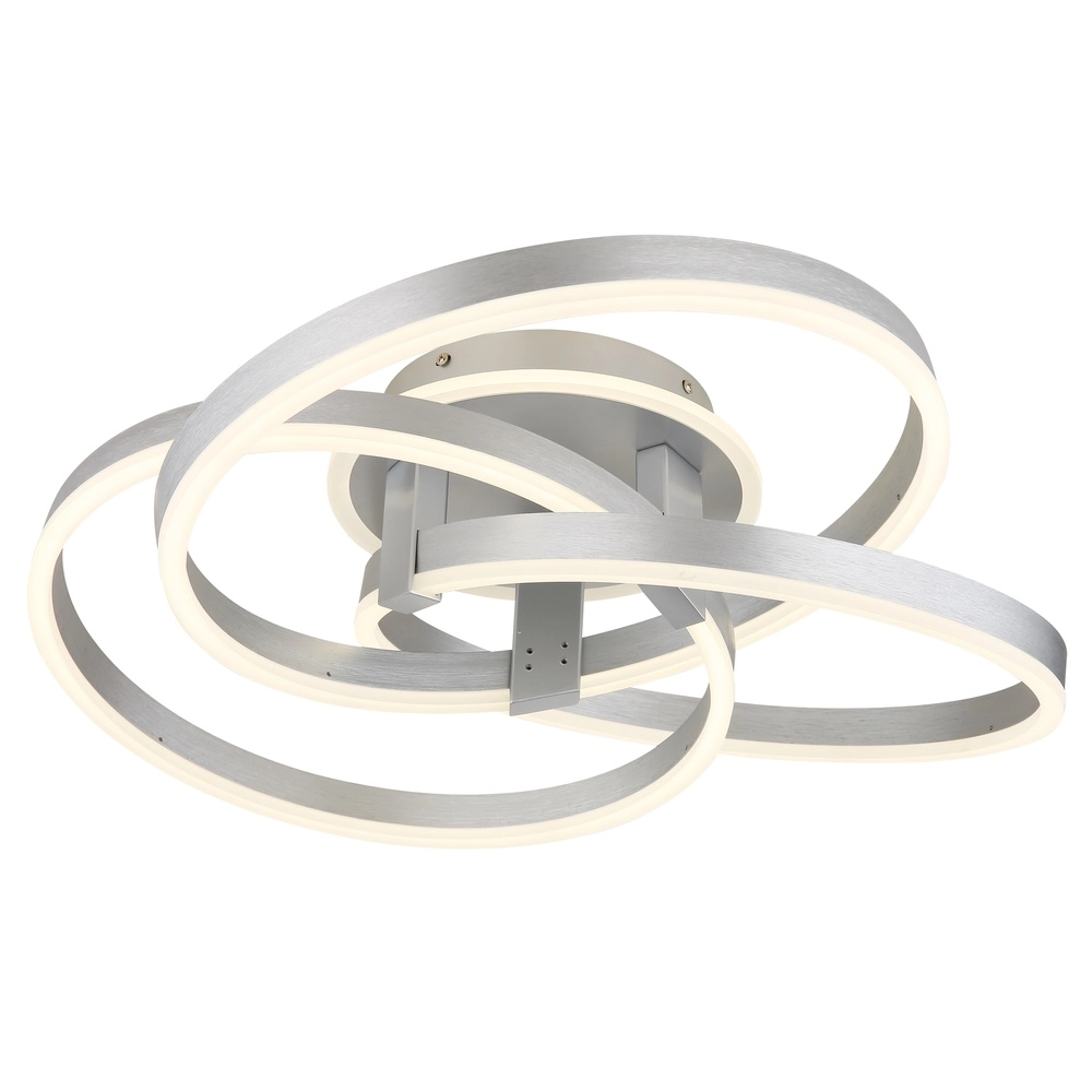 RVS plafondlamp Herwig design
