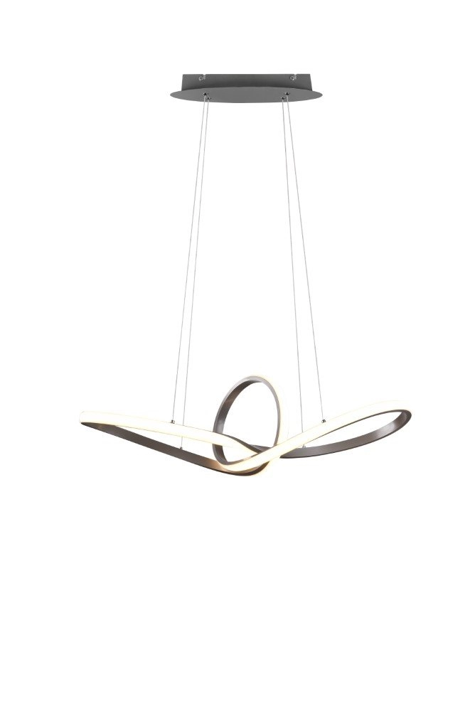 Hanglamp Sansa grijs Trio 4017807488692