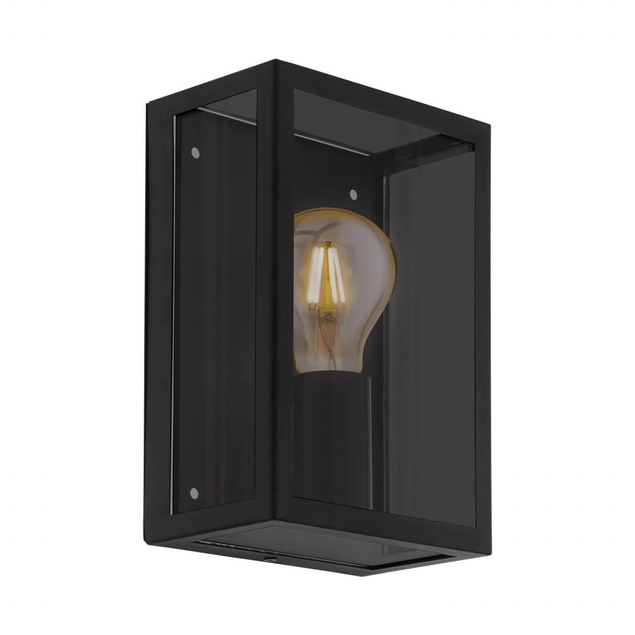 Zwarte buitenlamp Almonte Smoke