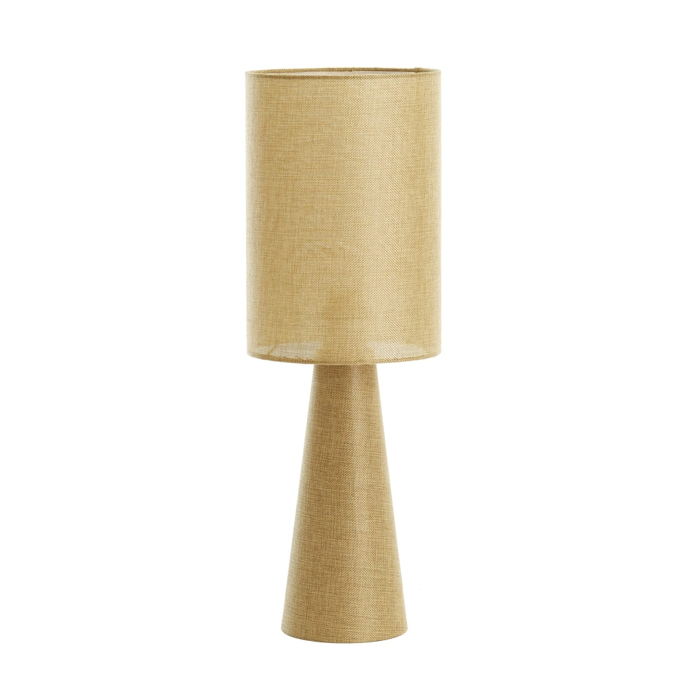 Boucle schemerlamp Micky 58cm - olijfgroen