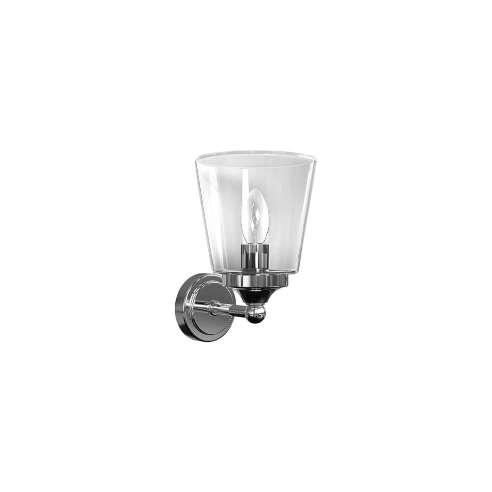 Badkamer wandlamp Bali chroom