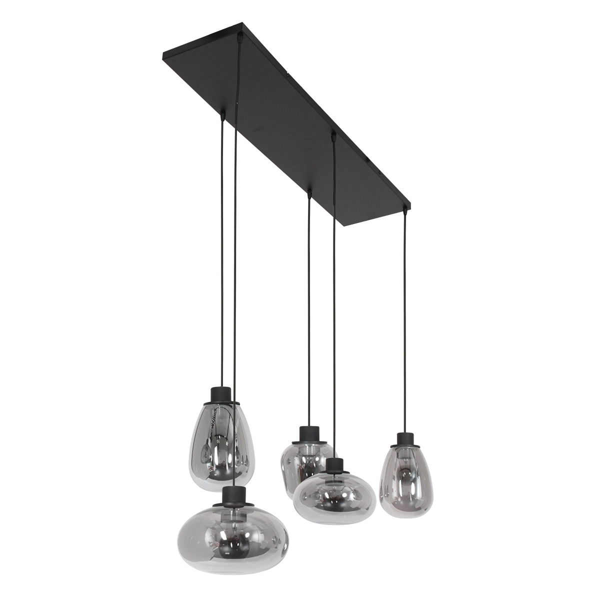 Smoke glazen hanglamp Reflexion Steinhauer 8712746135589